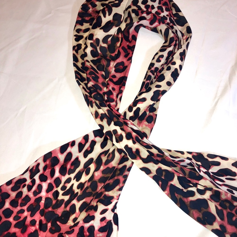 Anne Kline Animal Print Scarf
